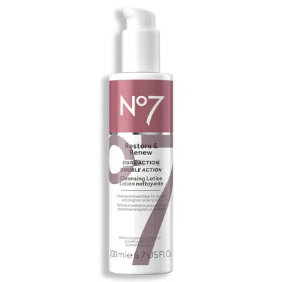 No7 Beauty Restore & Renew Cleansing Lotion In Multi