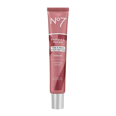 No7 Beauty Restore & Renew Multi Action Face & Neck Serum (various Sizes) - 50ml