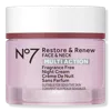 No7 Restore & Renew Face & Neck Multi Action Fragrance Free Night Cream