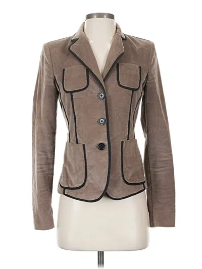 Pre-owned No.8 Blonde Blazer Jacket In Brown