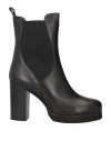 Noa A. Woman Ankle Boots Black Size 6 Leather