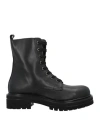 Noa A. Woman Ankle Boots Black Size 8 Calfskin In Black