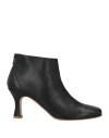 Noa A. Woman Ankle Boots Black Size 8 Leather