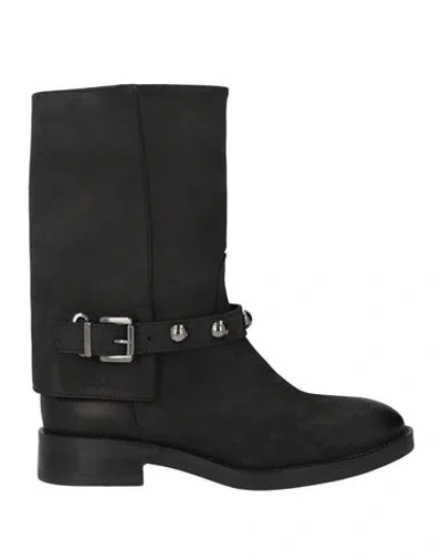 Noa A. Woman Ankle Boots Charcoal Size 7 Leather In Multi