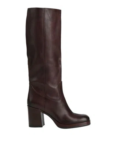 Noa A. Woman Boot Brown Size 9 Leather