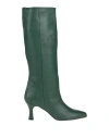 Noa A. Woman Boot Green Size 11 Leather