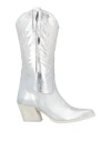 Noa A. Woman Boot Silver Size 8 Leather