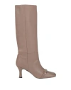 Noa A. Woman Boot Taupe Size 6 Leather