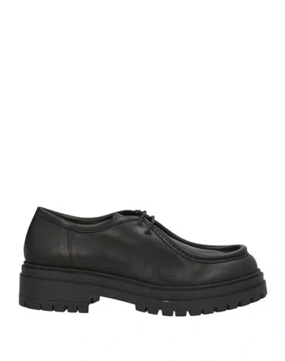 Noa A. Woman Lace-up Shoes Black Size 6 Calfskin