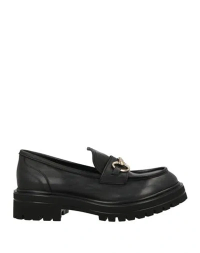 Noa A. Woman Loafers Black Size 8 Calfskin