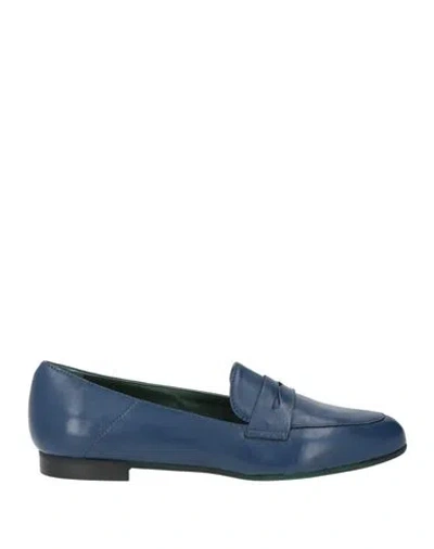 Noa A. Woman Loafers Blue Size 6 Leather