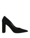 Noa A. Woman Pumps Black Size 10 Leather In Black