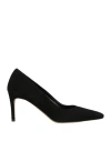 Noa A. Woman Pumps Black Size 8 Leather In Black