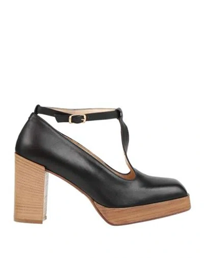 Noa A. Woman Pumps Black Size 8 Leather