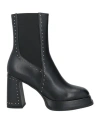Noa Harmon Woman Ankle Boots Black Size 9 Textile Fibers