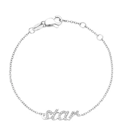 NOA MINI WHITE GOLD AND DIAMOND STAR BRACELET