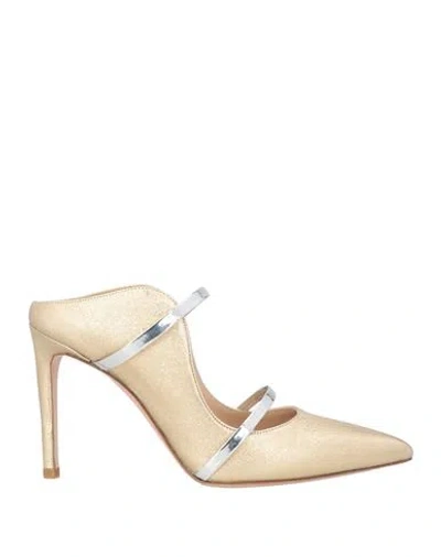 Noa Woman Mules & Clogs Gold Size 8 Leather