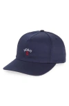 Noah Anchor Logo Baseball Cap In Navy