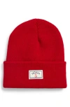 Noah Anchor Logo Beanie In Red