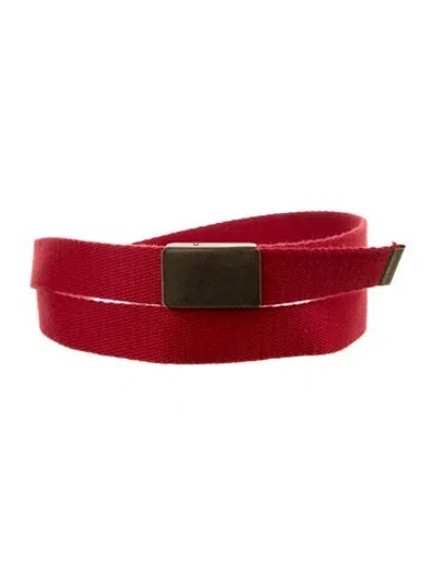 Pre-owned Noah Belt In Red