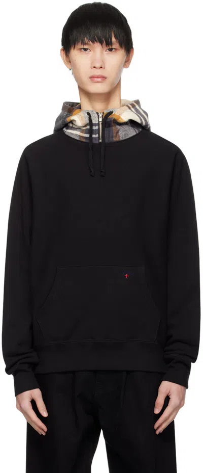 Noah Black Drawstring Hoodie