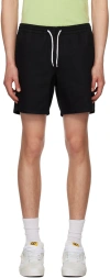 Noah Black Elasticized Shorts In Black