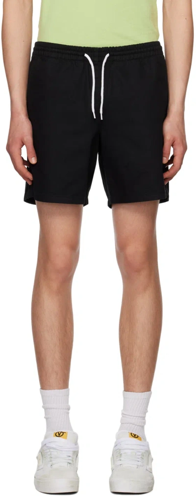 Noah Black Elasticized Shorts