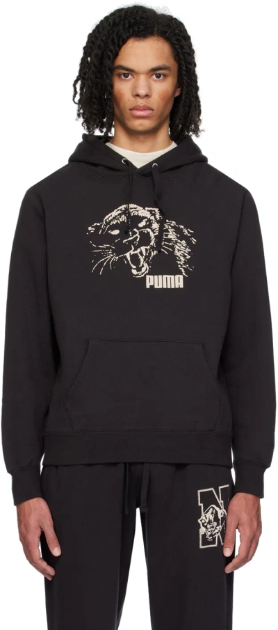 Noah Black Puma Edition Hoodie In Puma Black