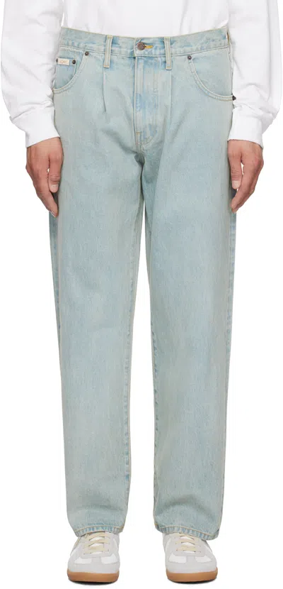 Noah Straight-leg Selvedge Jeans In Blue