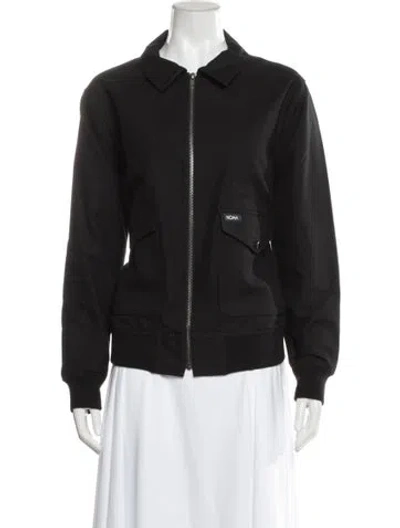 Pre-owned Noah Bomber Jacket In Gray