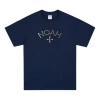 Noah Bones Core Logo T-shirt 'navy' In Blue