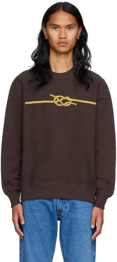 Noah Brown Knot Sweatshirt In Brw Brown
