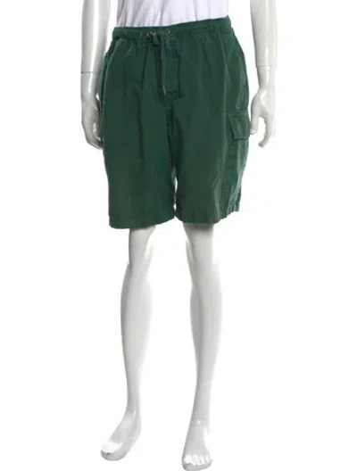 Pre-owned Noah Cargo Shorts In Green