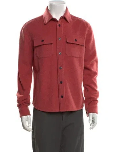 Pre-owned Noah Cashmere Long Sleeve Shirt In Red