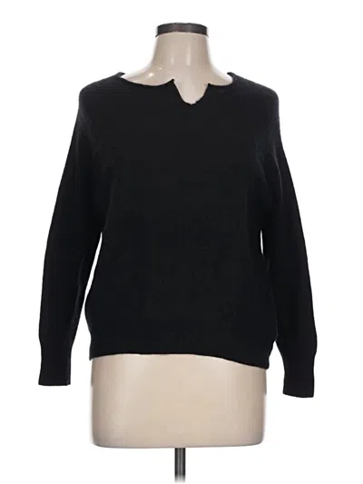 Pre-owned Noah Cashmere Pullover Sweater In Black
