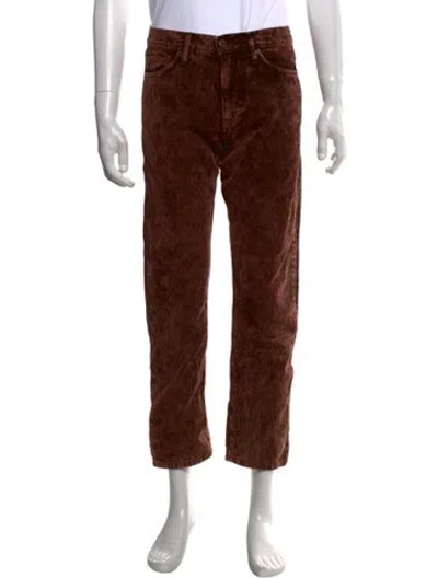 Pre-owned Noah Corduroy Pants In Brown