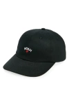 Noah Core Logo Embroidered 6-panel Adjustable Baseball Cap In Black