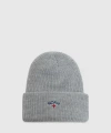 Noah Core Logo Beanie In High Rise Grey