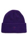 Noah Core Logo Beanie In Purple