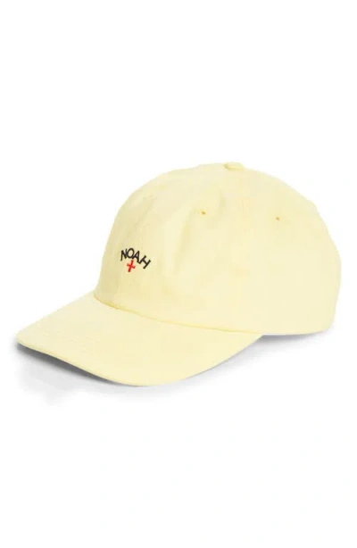 Noah Core Logo Embroidered 6-panel Adjustable Baseball Cap In Brown
