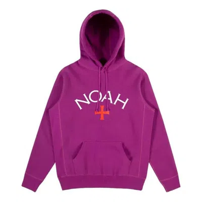 Noah Core Logo Hoodie 'magenta'