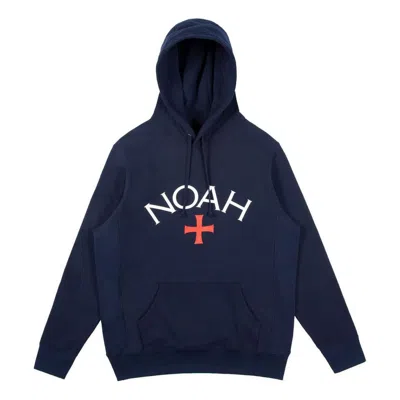 Noah Core Logo Hoodie 'navy'