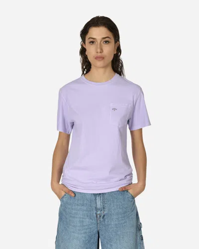 Noah Core Logo Pocket T-shirt Lilac Breeze In Purple
