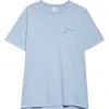 Noah Core Logo Pocket Tee In Sky Blue