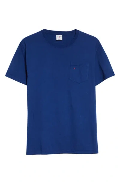 Noah Core Logo Pocket T-shirt In Blue