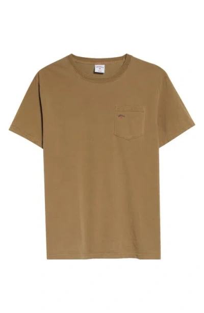 Noah Core Logo Pocket T-shirt In Brown