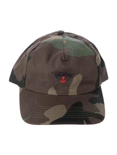 Pre-owned Noah Cotton Baseball Cap In Green