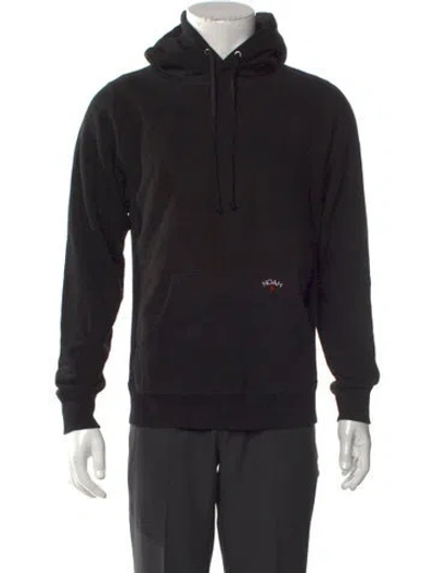 Pre-owned Noah Crew Neck Long Sleeve Hoodie In Black