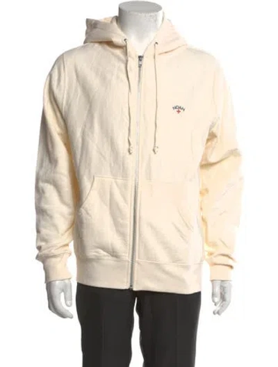 Pre-owned Noah Crew Neck Long Sleeve Hoodie W/ Tags In Neutral