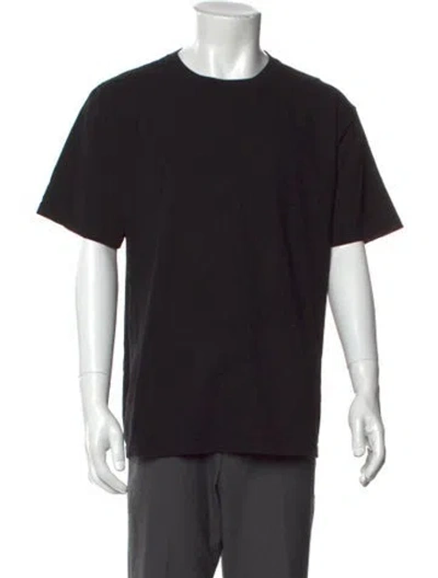Pre-owned Noah Crew Neck Short Sleeve T-shirt In Black